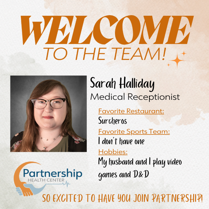 Welcome Sarah
